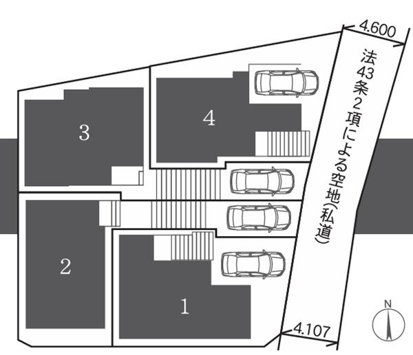 港北区篠原東1丁目　全4棟2号棟