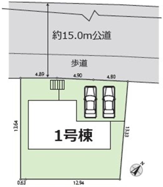 栄区本郷台１丁目　全２棟１号棟