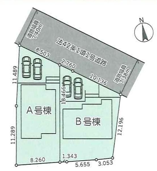 港北区高田町　全2棟B号棟