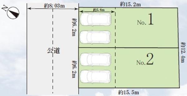 世田谷区下馬５丁目　全２区画１区画