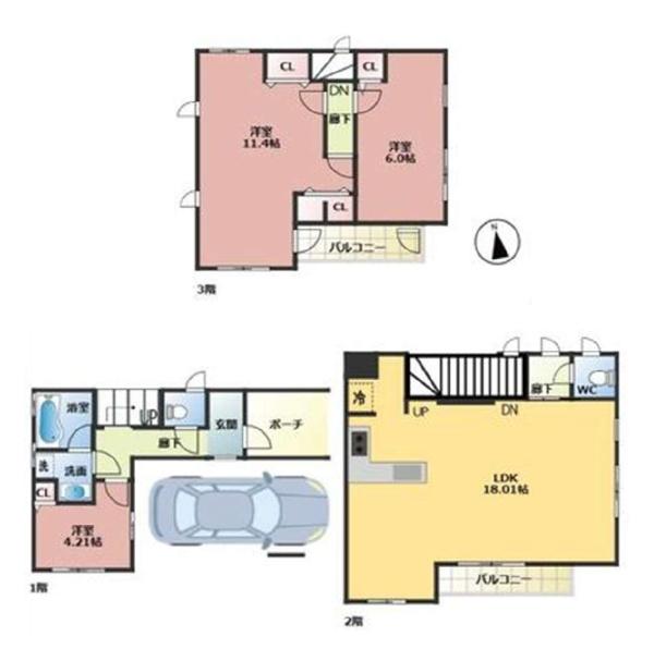 川崎市中原区西加瀬の中古一戸建