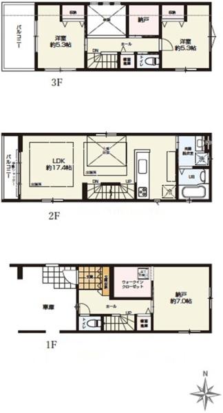 中原区今井西町　全３棟２号棟