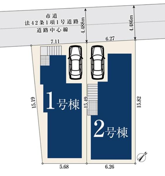 保土ヶ谷区常盤台　全2棟1号棟