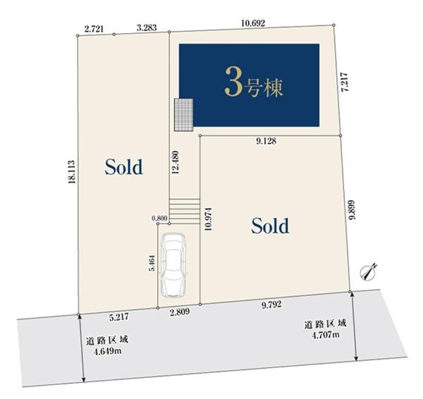 磯子区森6丁目　全3棟3号棟