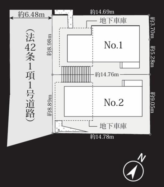 青葉区すすき野1丁目　全2棟2号棟