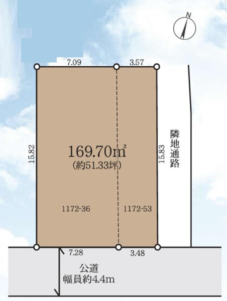 青葉区市ヶ尾町 売地