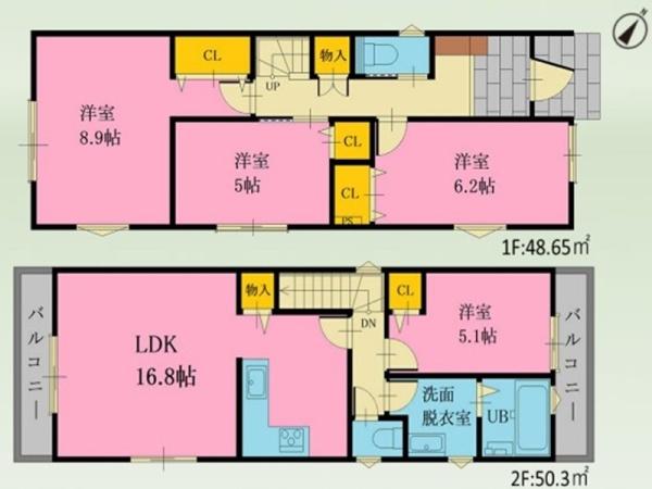 磯子区森が丘1丁目　全3棟1号棟