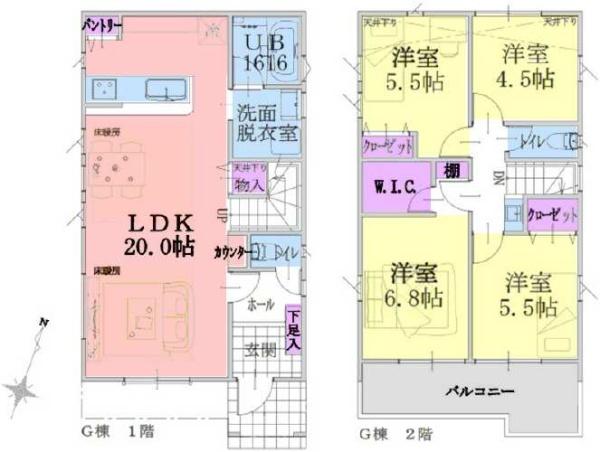 港南区笹下２丁目　全９棟Ｇ号棟