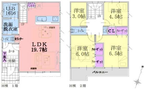 港南区笹下２丁目　全９棟Ｈ号棟