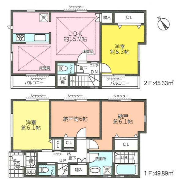 保土ケ谷区釜台町 全2棟C棟