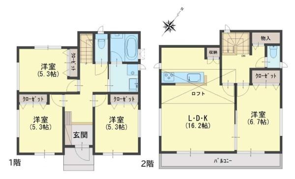 横浜市鶴見区上の宮２丁目の新築一戸建