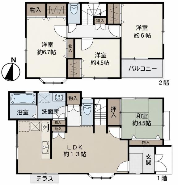 横浜市緑区新治町の中古一戸建て
