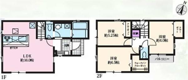 瀬谷区二ツ橋町 全2棟1号棟