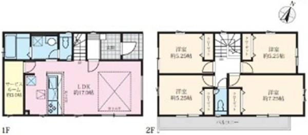 瀬谷区二ツ橋町 全2棟2号棟