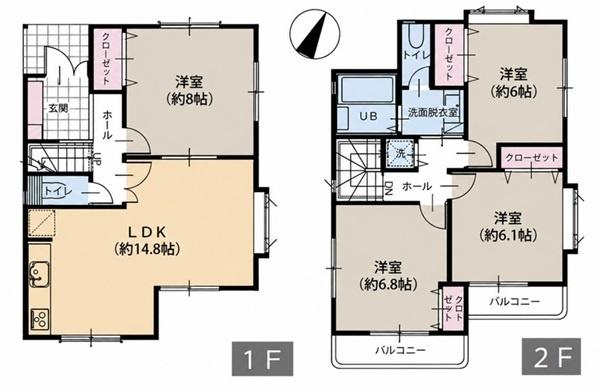 横浜市瀬谷区二ツ橋町の中古一戸建て