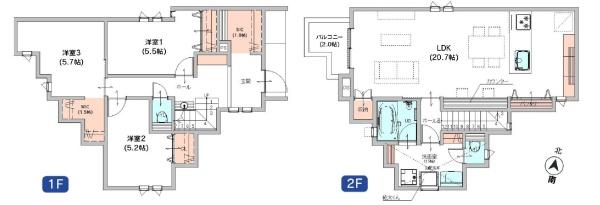 保土ヶ谷区上菅田町 全3棟1号棟