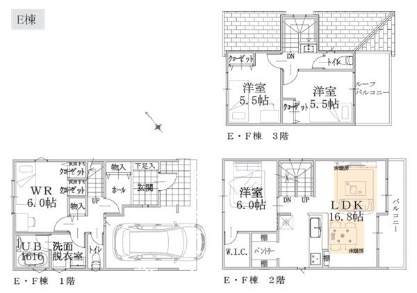 港北区鳥山町2期 全3棟E棟