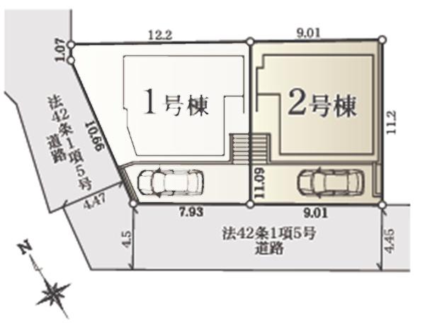 南区大岡３丁目　全２棟２号棟