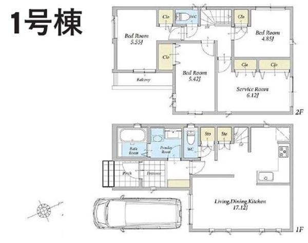 中区本牧町1丁目　3棟販売1号棟