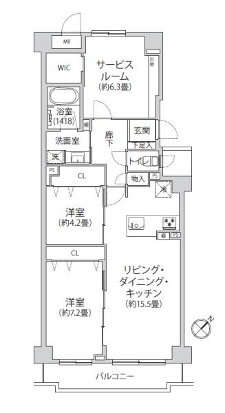 ヒルハイツ宮前平ウエスト