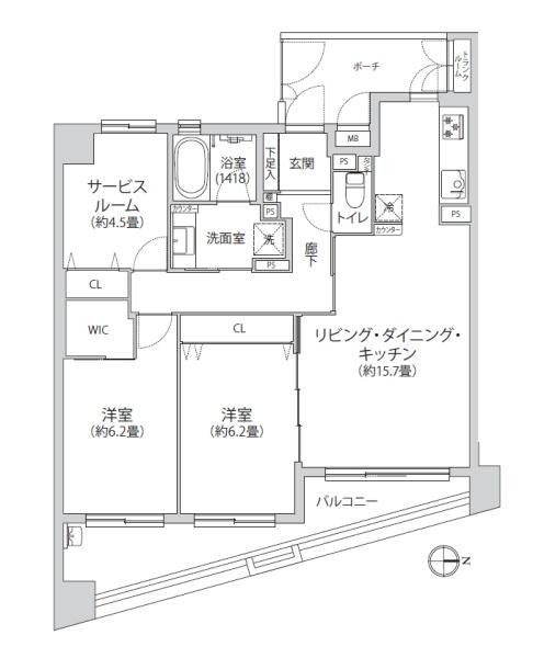 ヴェルビュ鷺沼パークサイド