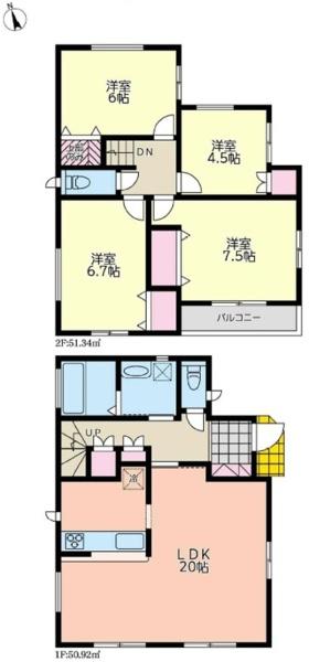 青葉区千草台　新築分譲　全６棟　１１号棟