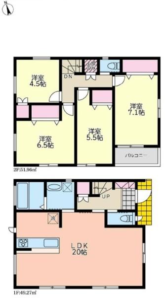 青葉区千草台　新築分譲　全６棟　１２号棟