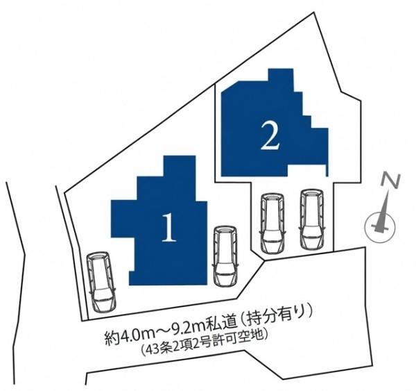 戸塚区上柏尾　全2棟2号棟