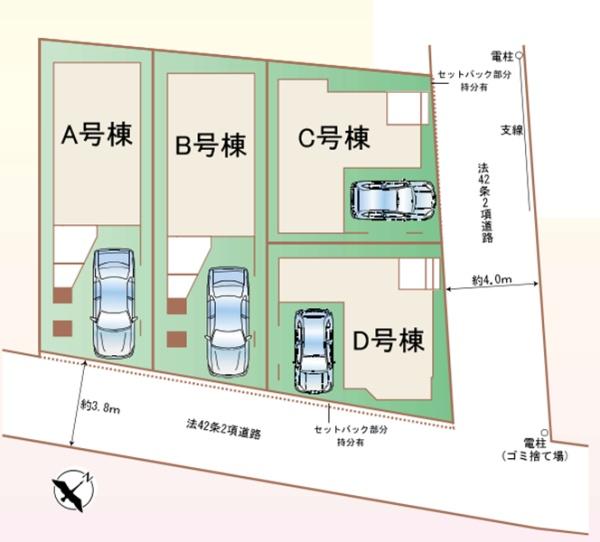 神奈川区羽沢南1丁目　全4棟D号棟