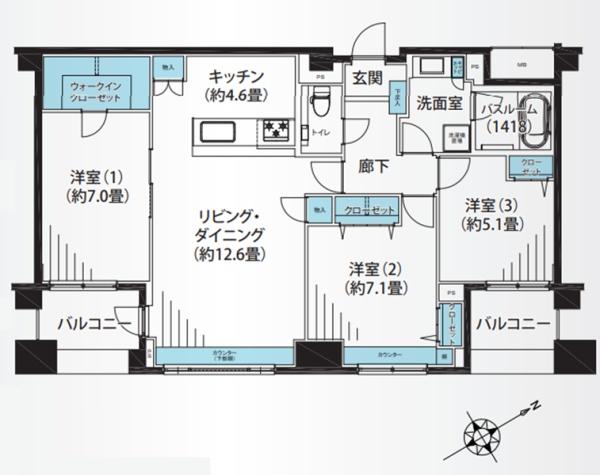 クレッセント新横浜イルドマーニ