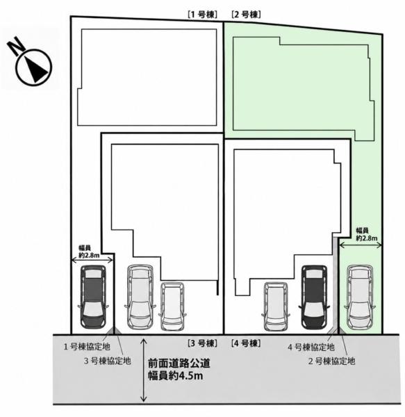 旭区上白根町　全４棟２号棟