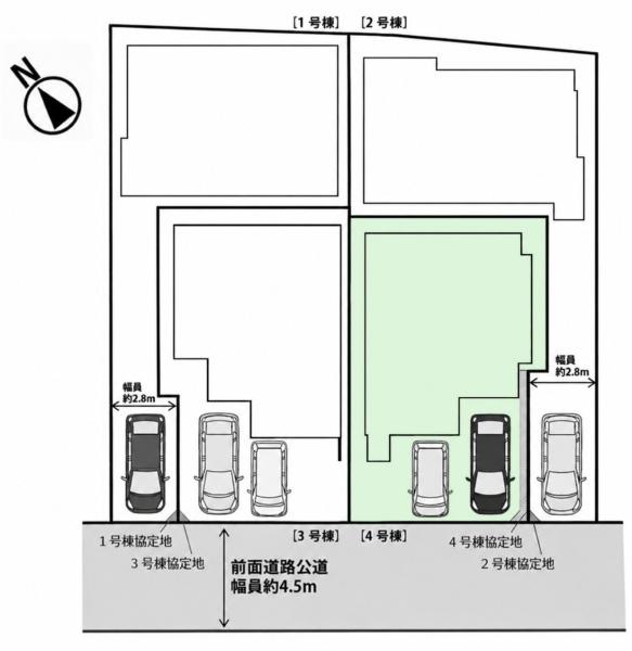 旭区上白根町　全４棟４号棟