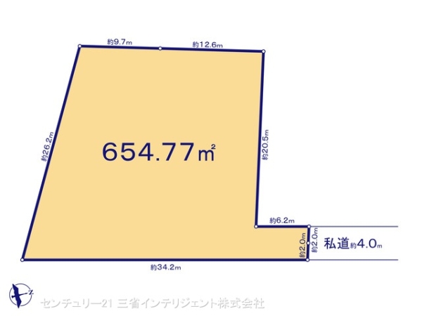 北葛飾郡松伏町大字築比地の売土地