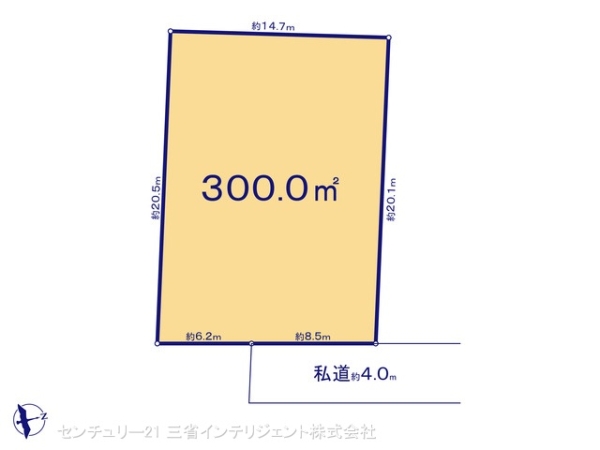 北葛飾郡松伏町大字築比地の売土地