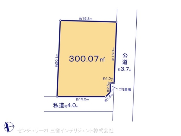 北葛飾郡松伏町大字築比地の売土地