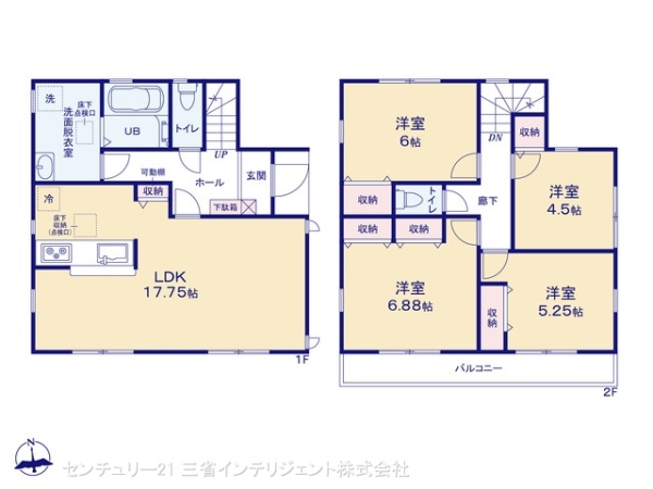 三郷市早稲田３丁目の新築一戸建
