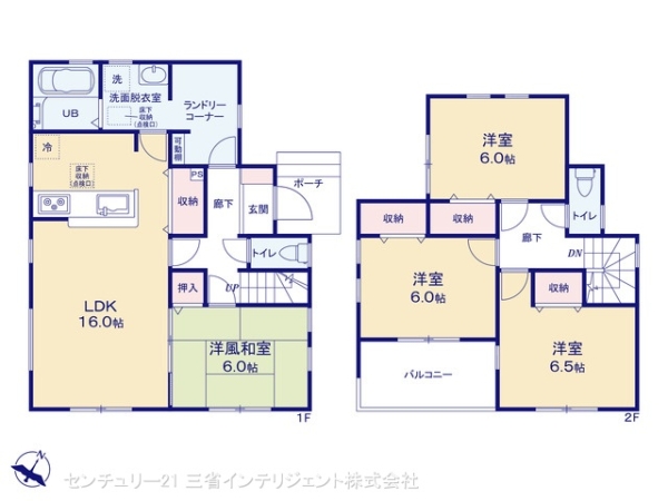北葛飾郡松伏町田中３丁目の新築一戸建