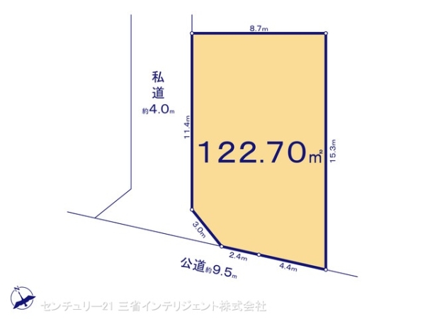 三郷市早稲田８丁目の土地