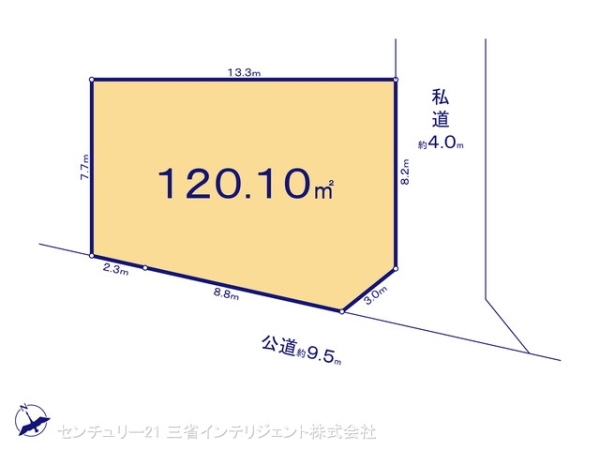 三郷市早稲田８丁目の土地