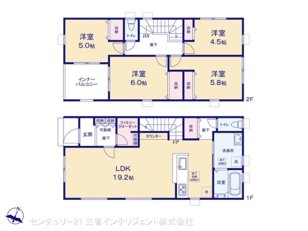 北葛飾郡松伏町大字松伏の新築一戸建