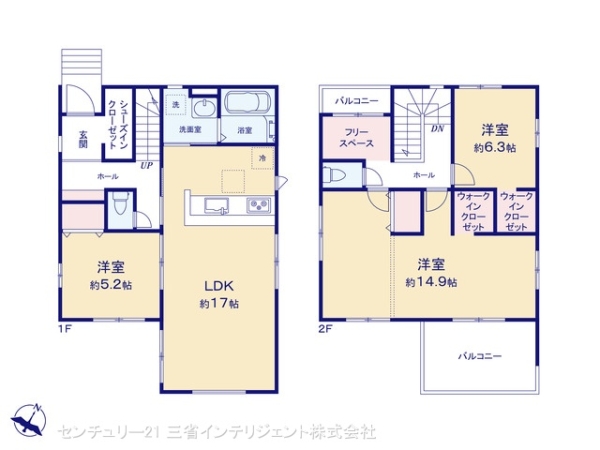 北葛飾郡松伏町田中３丁目の新築一戸建