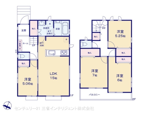 吉川市中曽根１丁目の新築一戸建
