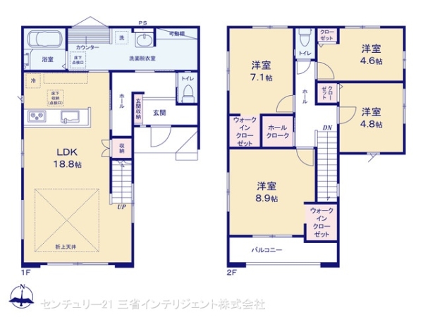 吉川市木売２丁目の新築一戸建