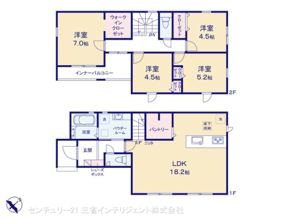 北葛飾郡松伏町大字松伏の新築一戸建