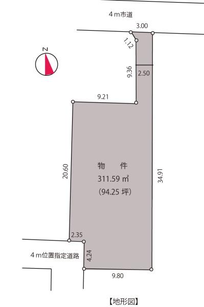 柏市十余二の売土地
