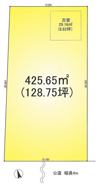 北葛飾郡松伏町大字築比地の売土地