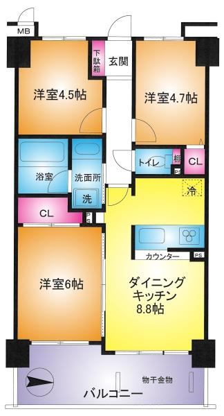 ルイシャトレ越谷大袋