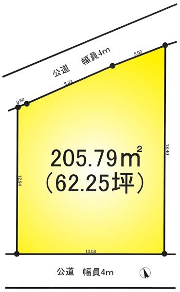 北葛飾郡松伏町大字築比地の土地