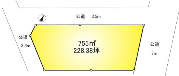 南埼玉郡宮代町字中島の売土地