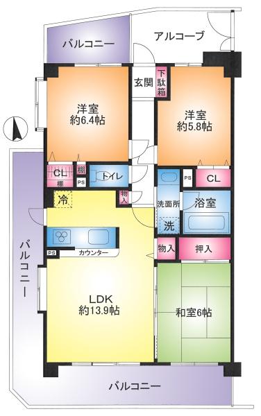 ライオンズガーデン谷塚